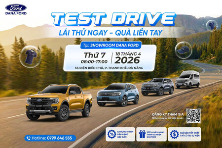 Sự kiện lái thử xe Ford tại Đà Nẵng – Trải nghiệm thực tế, nhận ưu đãi hấp dẫn