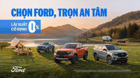 Ưu đãi Ford tháng 8/2026 mới nhất tại Dana Ford: Hỗ trợ lãi suất 0%, tặng gói bảo dưỡng 5 năm
